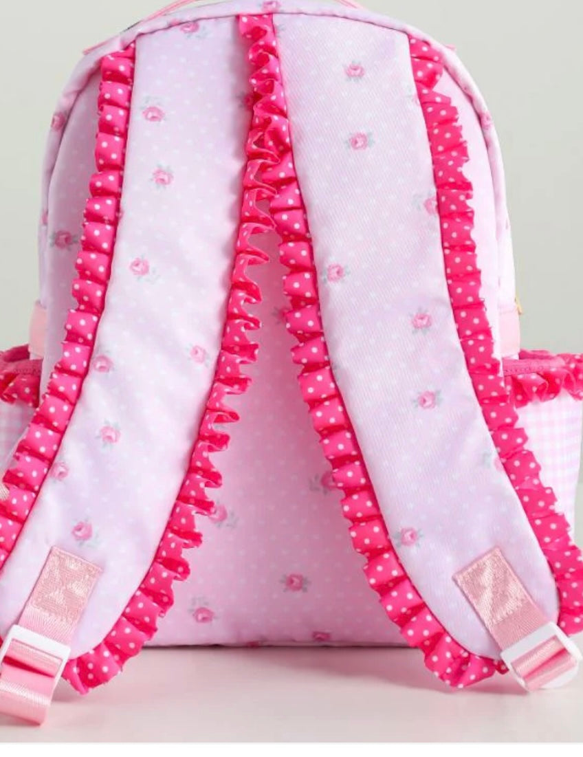Children’s personalised floral backpack