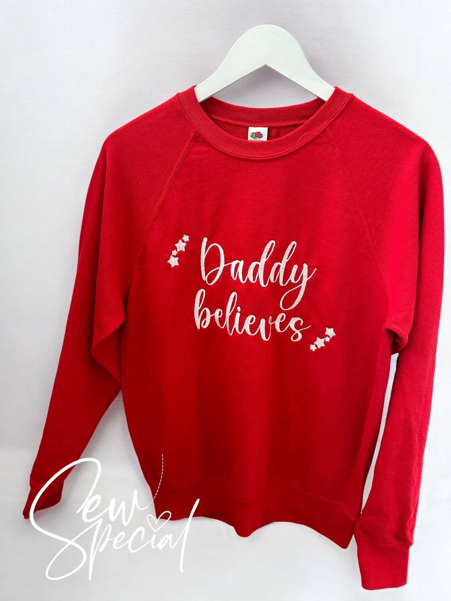 Daddy believes personalised Men’s Christmas jumper