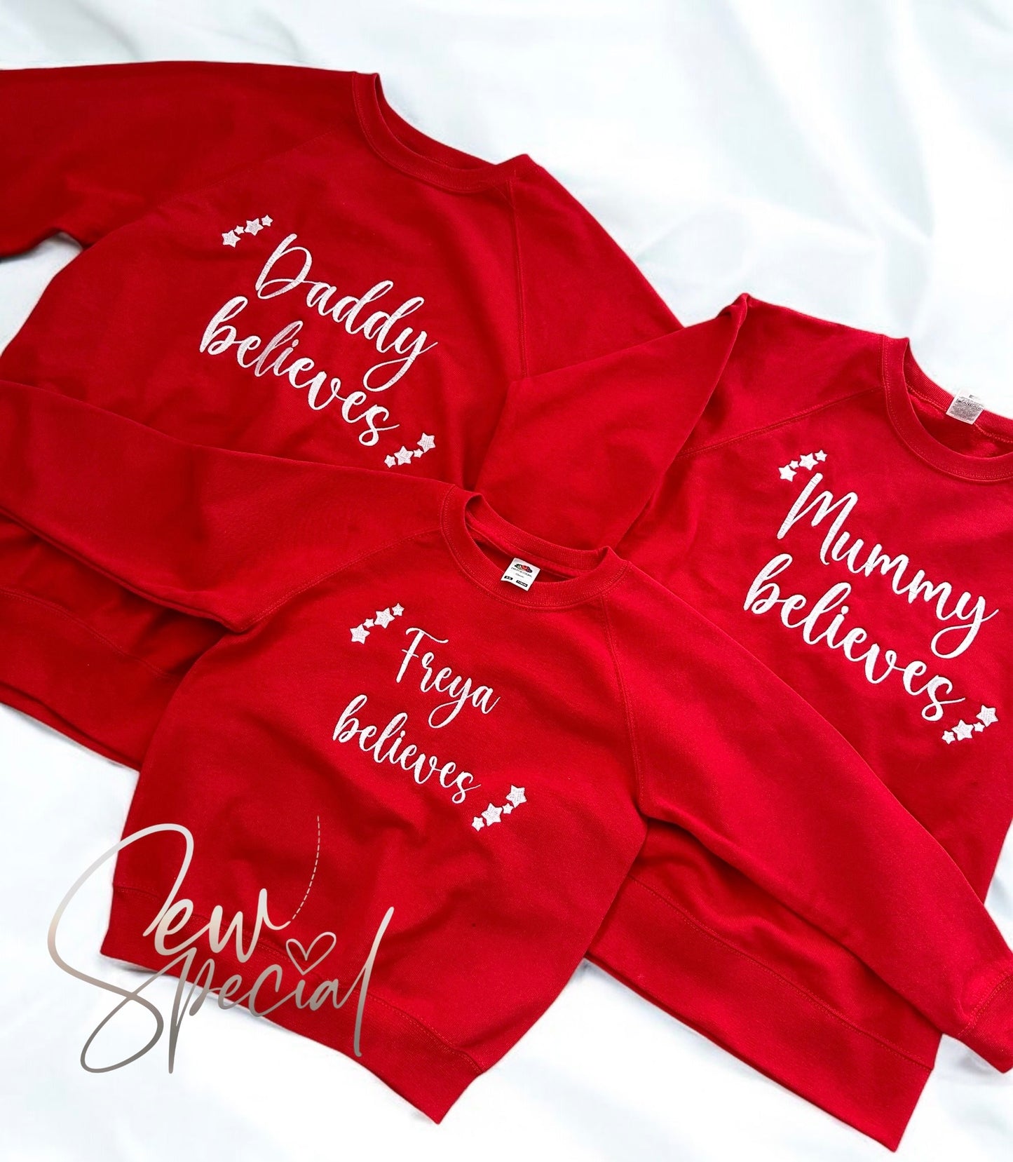 Mummy Believes personalised Ladies Christmas jumper