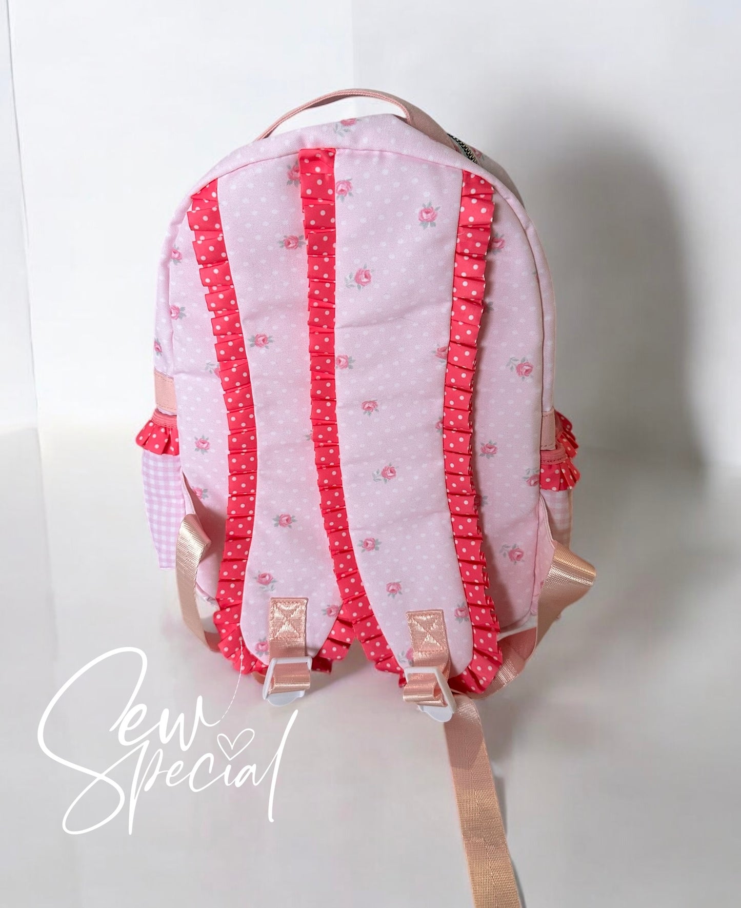 Children’s personalised floral backpack