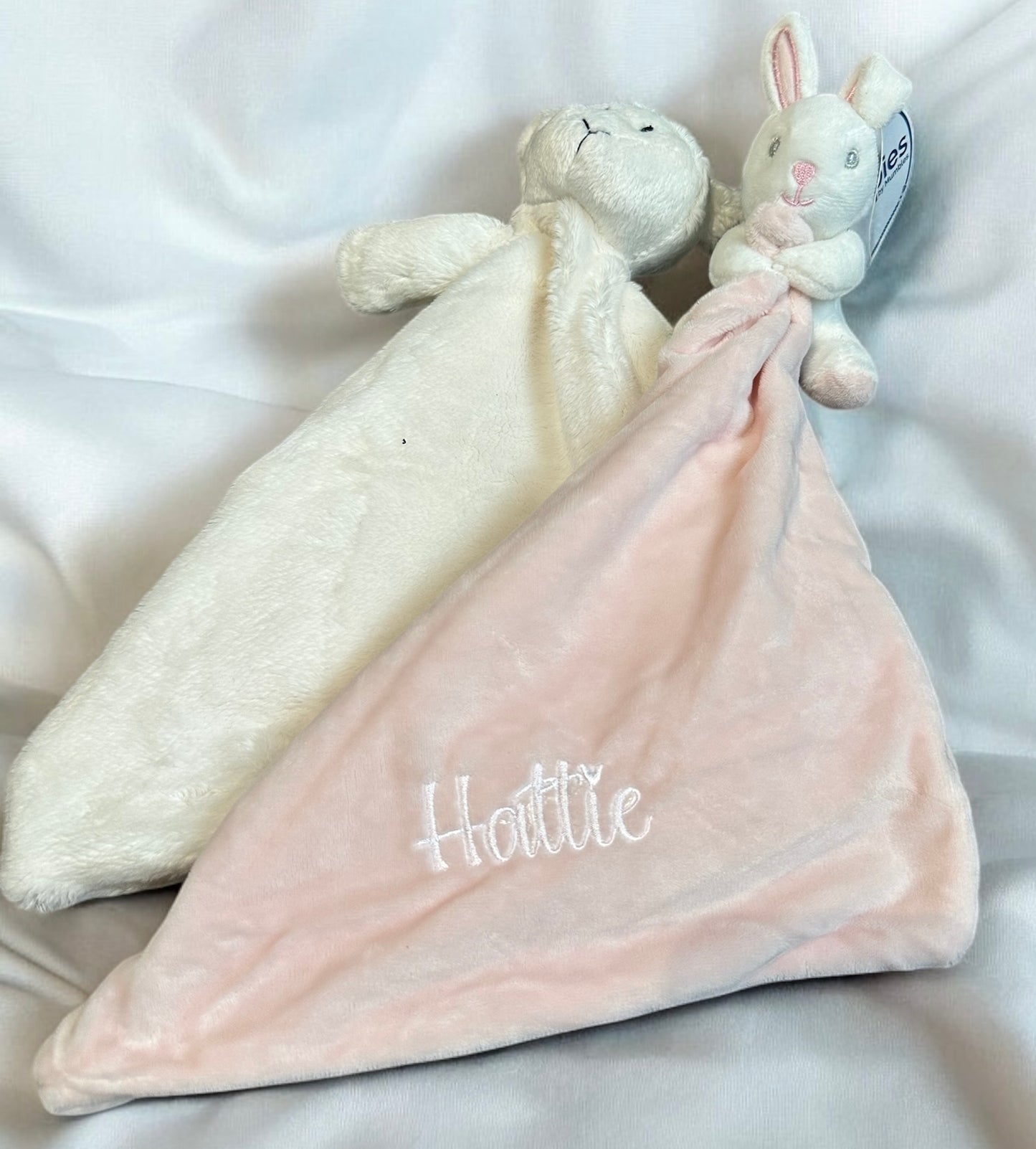 Personalised baby plush comforter