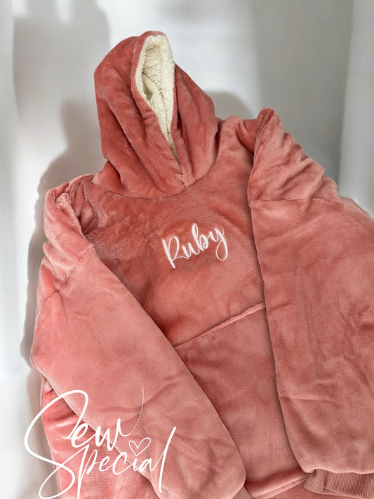 Adults snoody personalised hooded blanket
