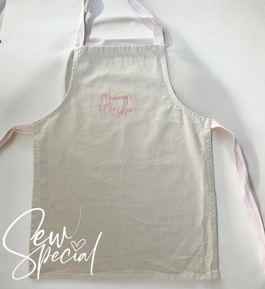 Personalised children’s apron