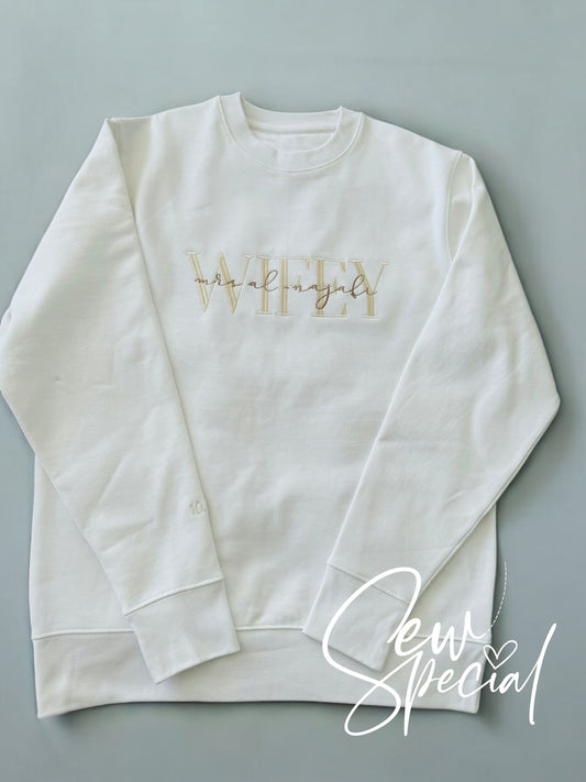 Wifey/Bride sweatshirt