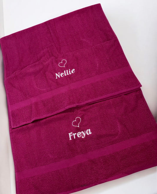 Personalised towel