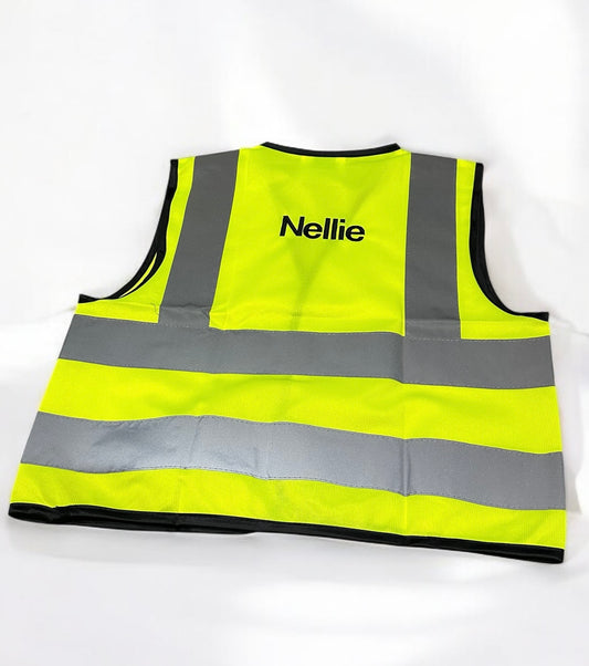Children’s hi-vis personalised jacket