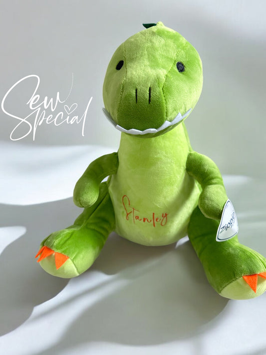 Children’s large dinosaur personalised teddy