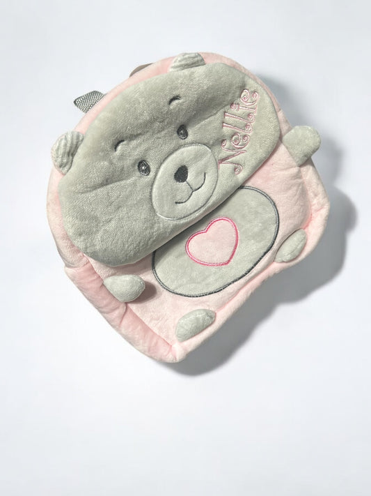 Toddler teddy bear personalised back pack